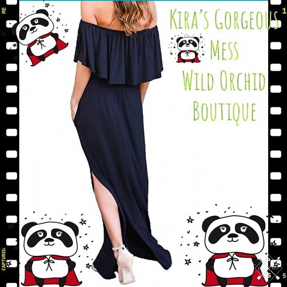 ☠️🍭☠️BNWT OFF SHOULDER WITH SPLIT UP FRONT☠️🍭☠️ - Picture 4 of 6